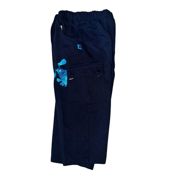 Vintage Blue's Clues embroidered navy blue cargo pull on toddler pants size 3T - Picture 2 of 8